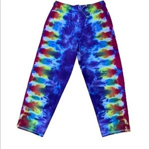 COPY - Hand Dyed Lounge pants Capri length (s)